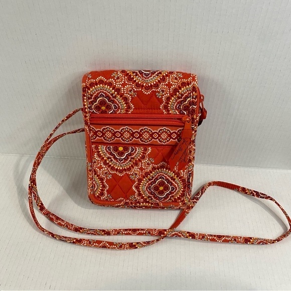 Vera Bradley MINI BOHO HIPSTER
Crossbody PAPRIKA Shoulder
Bag Purse Organizer - Picture 6 of 15